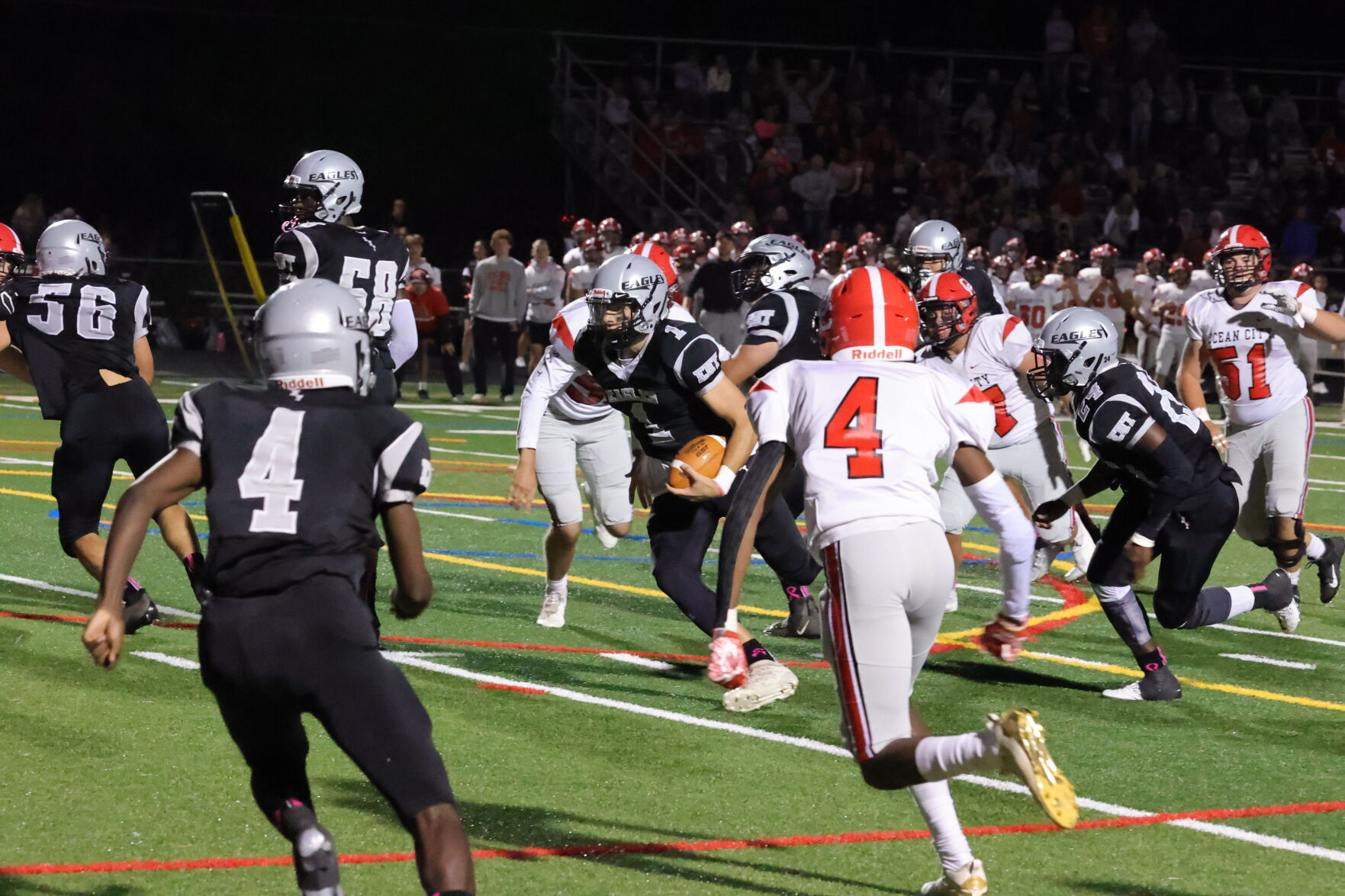 Ocean City vs Egg Harbor Township football game